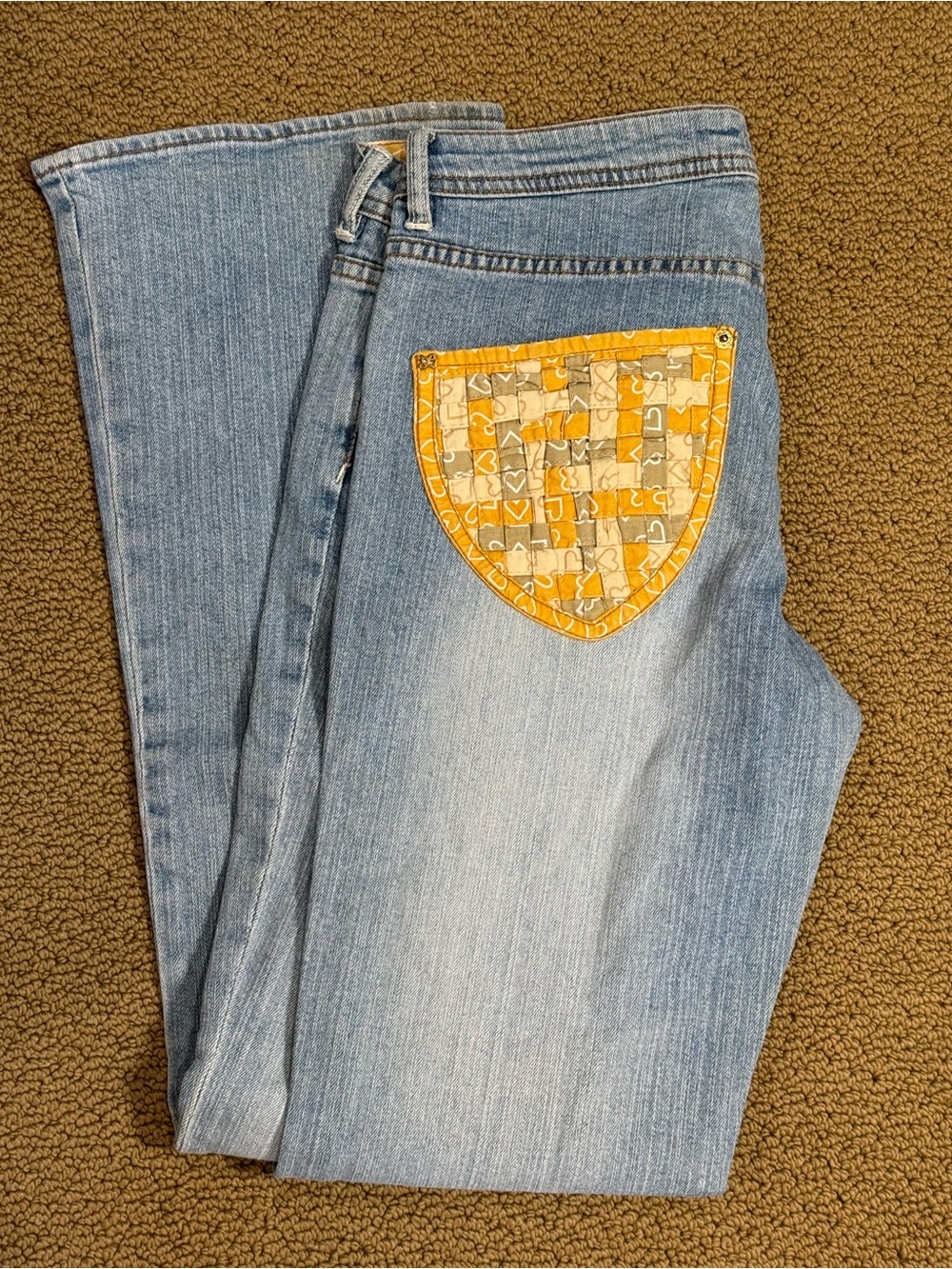 Vintage LRG luxirie denim patchwork pocket size 32
